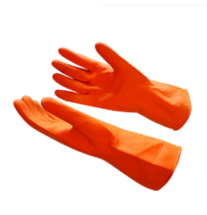 Latex Industrial Protective Gloves for Manufacturing and Laboratory Use, Flexible Fit with Enhanced Dexterity, Resistance to Acids and Basic Solutions, Secure Grip, Comfortable and Durable, High Safety Standards